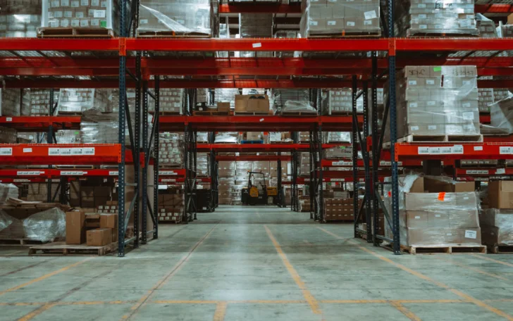 inside of fulfillment warehouse center