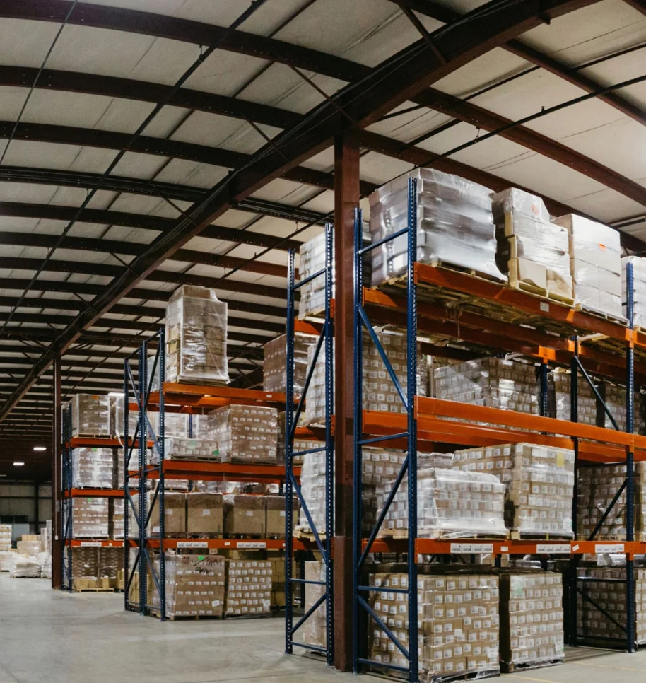 inside of warehouse