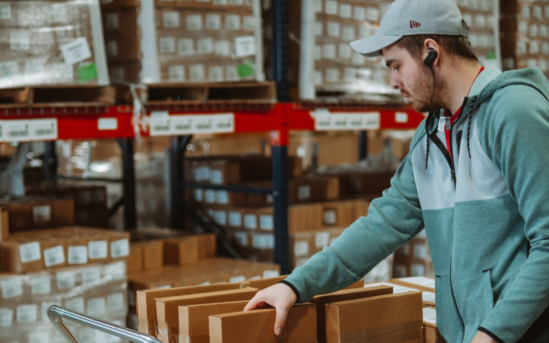 employee packing subscription boxes