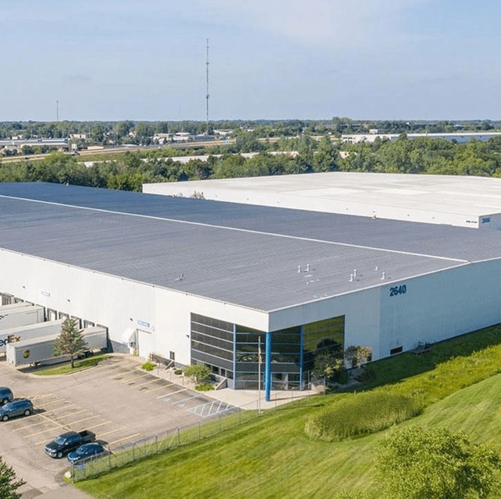 above view of fulfillment center in michigan