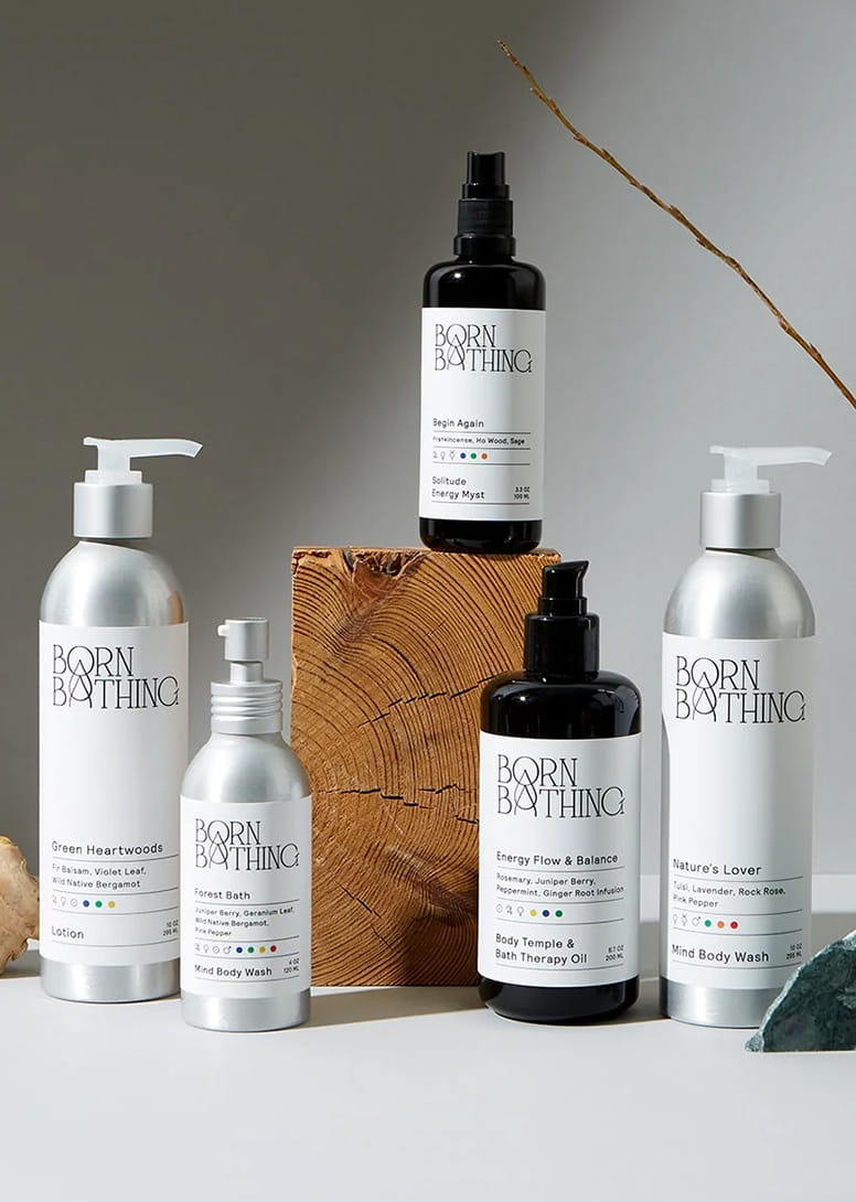 born bathing
